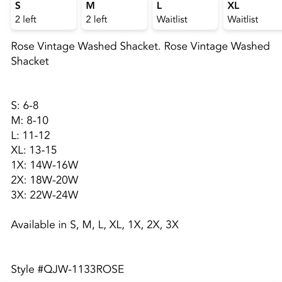 NWT Rose Shacket - Picture 6 of 11